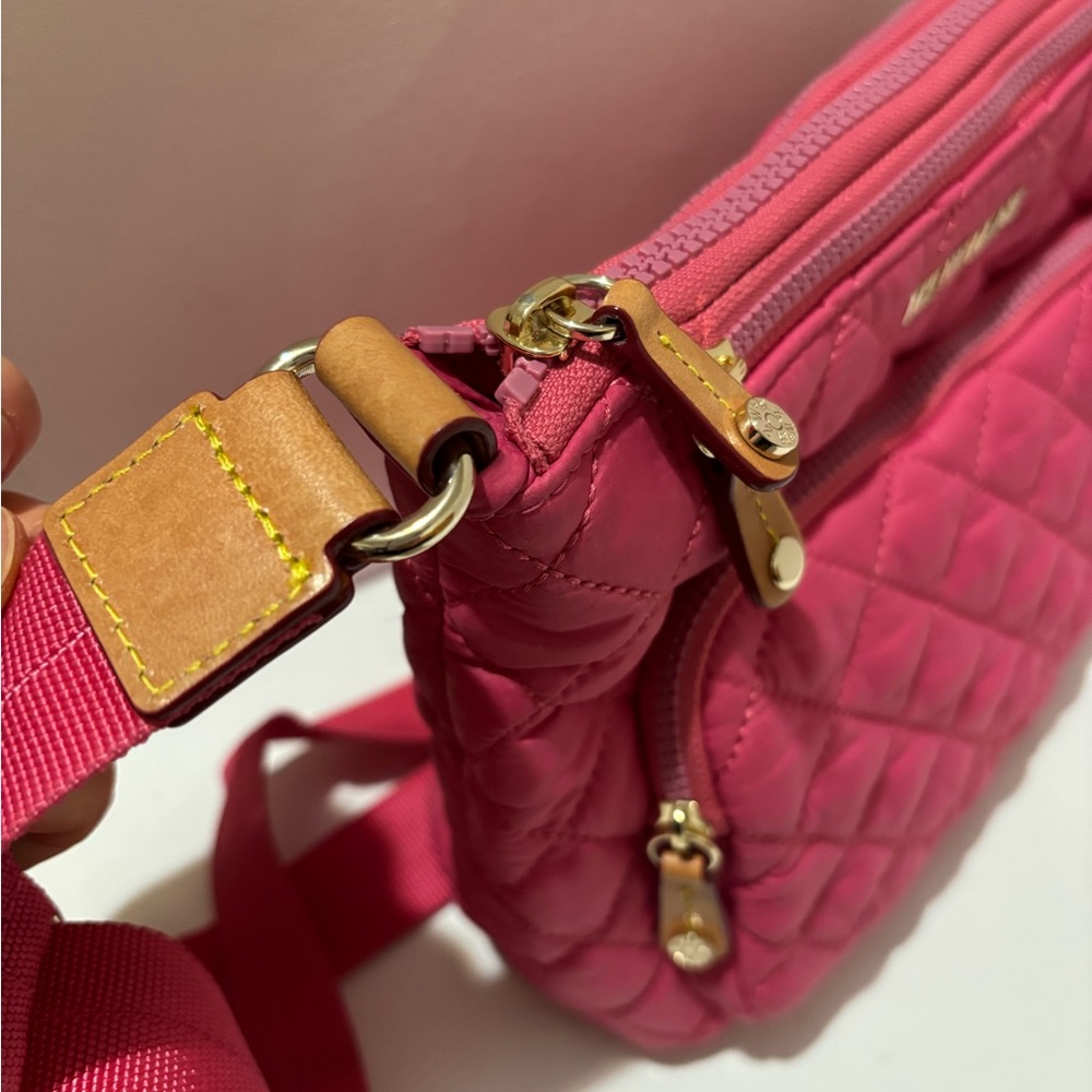 MZ Wallace Raspberry Metro Scout Crossbody Deluxe - Picture 4 of 14